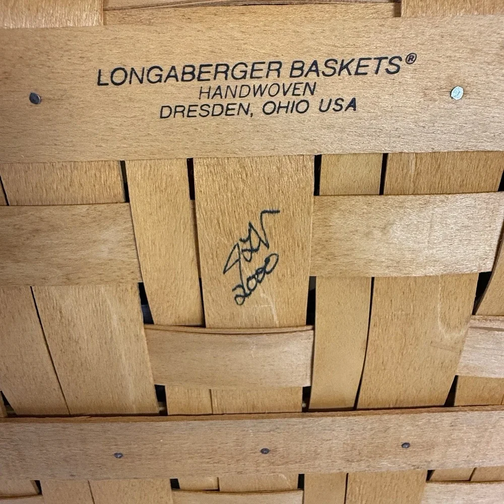 Longaberger 2000 Hostess Star Spangled Serving Tray Basket Liner Protector 18091